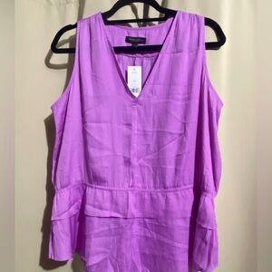 Banana Republic Purple Sleeveless Top